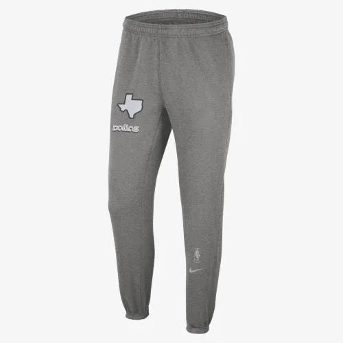 Dallas Mavericks Courtside City Edition мужские Nike NBA Fleece Pants цвет серый