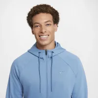 Nike Primary Fleece чоловічі Dri-FIT UV Full-Zip Performance Толстовка з капюшоном блакитний