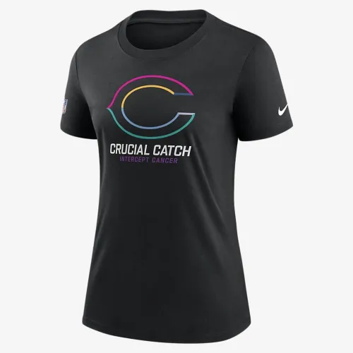 Chicago Bears Crucial Catch женская Nike NFL футболка цвет черный