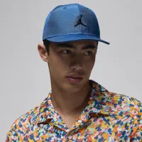 Nike Jordan Metal Jumpman Big дитячі Flat Brim Cap блакитний