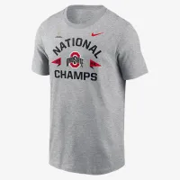 Ohio State Buckeyes 2025 College Football Playoff National Champions Arch Over Logo мужские Nike College футболка цвет серый