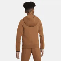 Nike Sportswear Tech Fleece Big дитячі (для хлопчиків) Full-Zip Толстовка з капюшоном колір коричневий