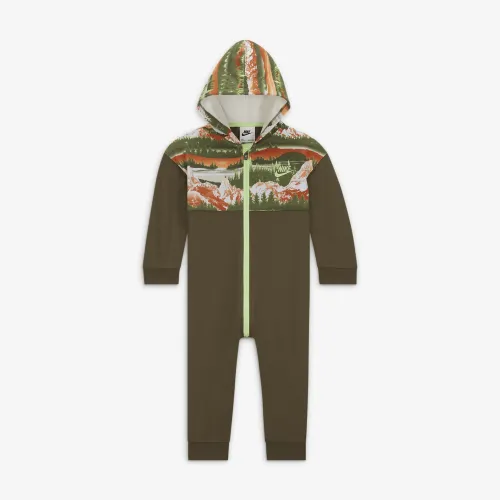 Nike Sportswear Snow Day Hooded Coverall Baby Coverall цвет зеленый