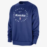 New York Knicks Spotlight чоловічі Nike Dri-FIT NBA Crew-Neck світшот блакитний
