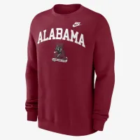 Alabama Crimson Tide Legacy Classic Arch Over Logo чоловічі Nike College Pullover Crew колір червоний