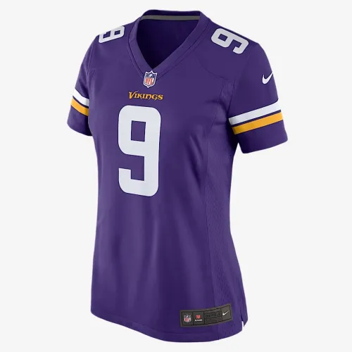 J.J. McCarthy Minnesota Vikings жіноча Nike NFL Game Jersey колір фіолетовий