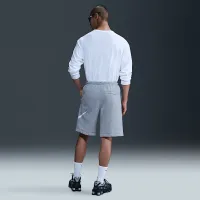 Nike Club чоловічі Fleece шорти колір сірий