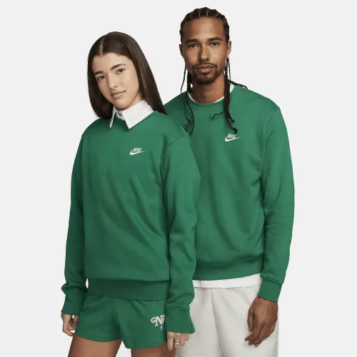 Nike Sportswear Club Fleece мужские Crew цвет зеленый