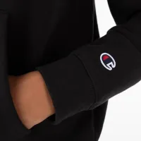 Кофта/футболка Champion C Embroidery Fleece Толстовка с капюшоном 115479-KK001 -  Черная