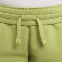 Nike Club Fleece Big дитячі Joggers (Extended Size) колір зелений
