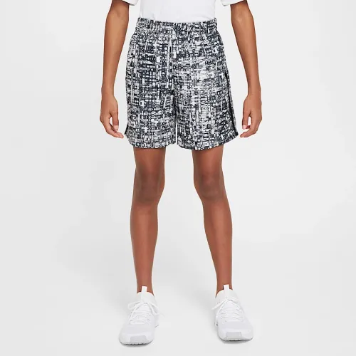Nike Multi Big детские (для мальчиков) Dri-FIT Woven шорты цвет серый