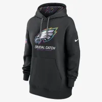 Philadelphia Eagles Crucial Catch Club жіноча Nike NFL Pullover Толстовка з капюшоном колір чорний