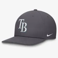 Tampa Bay Rays Pro мужские Nike Dri-FIT MLB Adjustable Hat цвет серый