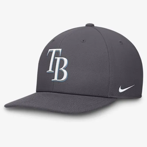 Tampa Bay Rays Pro мужские Nike Dri-FIT MLB Adjustable Hat цвет серый