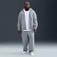 Nike Solo Swoosh чоловічі Full-Zip Fleece Толстовка з капюшоном колір сірий