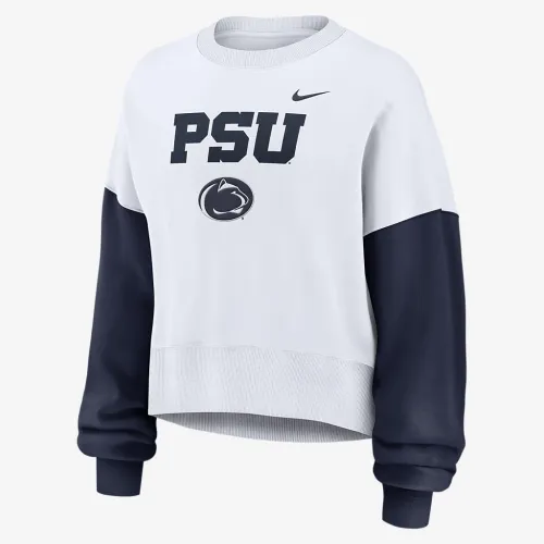 Penn State Nittany Lions Primetime жіноча Nike College Pullover Crew колір білий