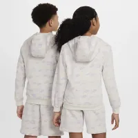 Nike Sportswear Club Fleece Big дитячі Толстовка з капюшоном колір коричневий