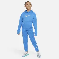 Nike Multi+ Big дитячі Therma-FIT Pullover Толстовка з капюшоном блакитний