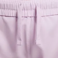 Nike One Big дитячі (Girls') Dri-FIT З високою талією Woven тренувальні шорти колір фіолетовий