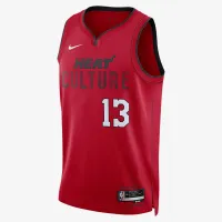 Bam Adebayo Miami Heat 2024/25 City Edition чоловічі Nike Dri-FIT NBA Swingman Jersey колір червоний