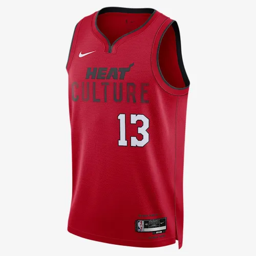 Bam Adebayo Miami Heat 2024/25 City Edition чоловічі Nike Dri-FIT NBA Swingman Jersey колір червоний