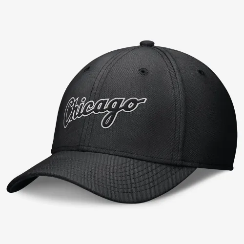 Chicago цвет белый Sox Everцвет зеленый Swoosh мужские Nike Dri-FIT MLB Hat цвет черный