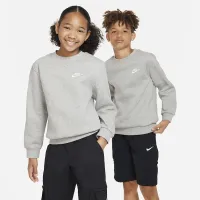 Nike Sportswear Club Fleece Big детские свитшот цвет серый