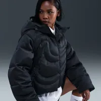 Nike Sportswear Swoosh Series жіноча Therma-FIT оверсайз Down Puffer Куртка колір чорний