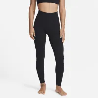 Nike Yoga Dri-FIT Luxe женская С высокой Талией 7/8 Infinalon лосины цвет черный