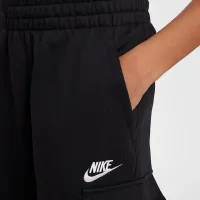 Nike Sportswear Club Big дитячі French Terry Cargo шорти колір чорний