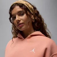 Nike Jordan Brooklyn Fleece жіноча Pullover Толстовка з капюшоном Orange