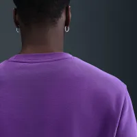 Nike Club мужские Fleece Crew цвет фиолетовый