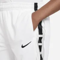 Nike Dri-FIT Elite 23 Big детские (для мальчиков) баскетбольные шорты (Extended Size) цвет белый