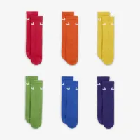 Nike Dri-FIT Performance Basics Little дитячі Crew шкарпетки (6 пар) різнокольорові