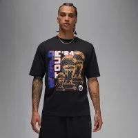 Nike Jordan чоловічі футболка колір чорний