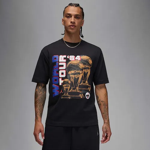 Nike Jordan чоловічі футболка колір чорний