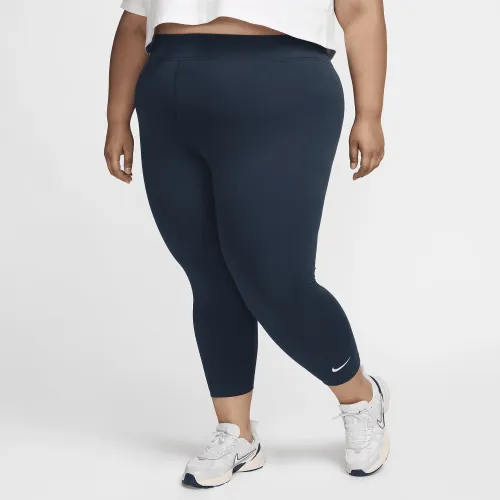 Nike Sportswear Classic жіноча З високою талією 7/8 лосіни (великі розміри) блакитний