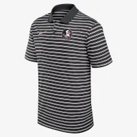 Florida State Seminoles Primetime Victory Striped чоловічі Nike Dri-FIT College Polo колір чорний