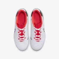 Nike Jr. Tiempo Legend 10 Club Little/Big детские Multi-Ground Low-Top футбольные бутсы цвет белый