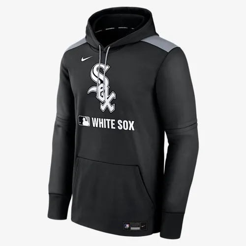 Chicago колір білий Sox Authentic Collection чоловічі Nike Therma MLB Pullover Толстовка з капюшоном колір чорний