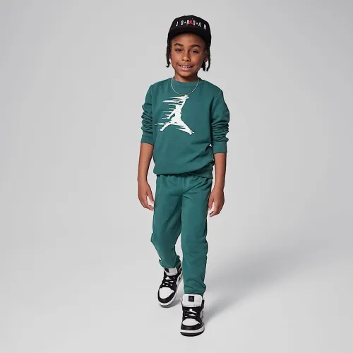 Nike Jordan MJ Flight MVP Little детские 2-Piece Fleece Crew набор цвет зеленый