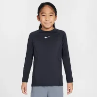Nike Little дитячі Dri-FIT Pro Long Sleeve Top колір чорний