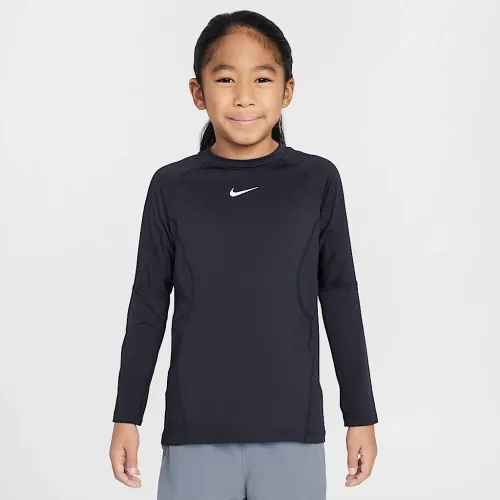 Nike Little дитячі Dri-FIT Pro Long Sleeve Top колір чорний