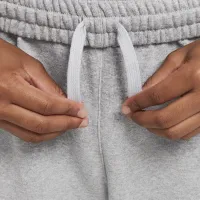 Nike Sportswear Girls' Dri-FIT оверсайз Fleece Pants цвет серый