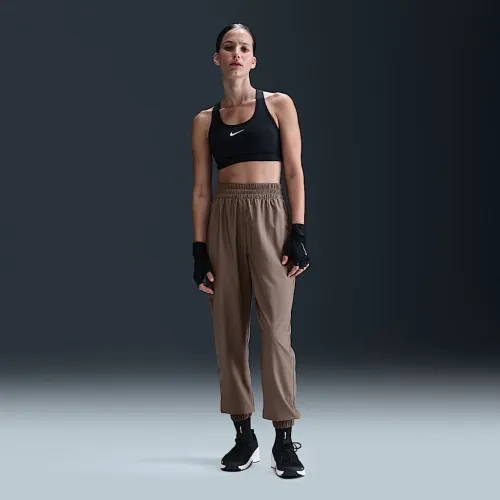 Nike One женская Dri-FIT С высокой Талией 7/8 Joggers цвет коричневый