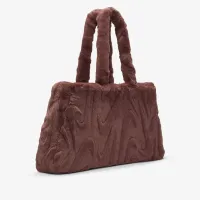 Nike Sportswear Faux Fur Tote (10L) колір коричневий