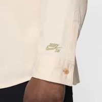 Nike SB Long-Sleeve Woven Skate Top колір коричневий