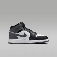 Nike Air Jordan 1 Mid Big детские Кроссовки цвет черный