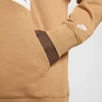 Nike Club Fleece чоловічі Long-Sleeve Fleece Polo колір коричневий