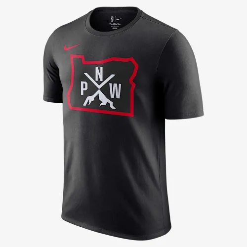 Portland Trail Blazers Essential City Edition чоловічі Nike NBA футболка колір чорний